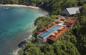 pool extends over clifftop